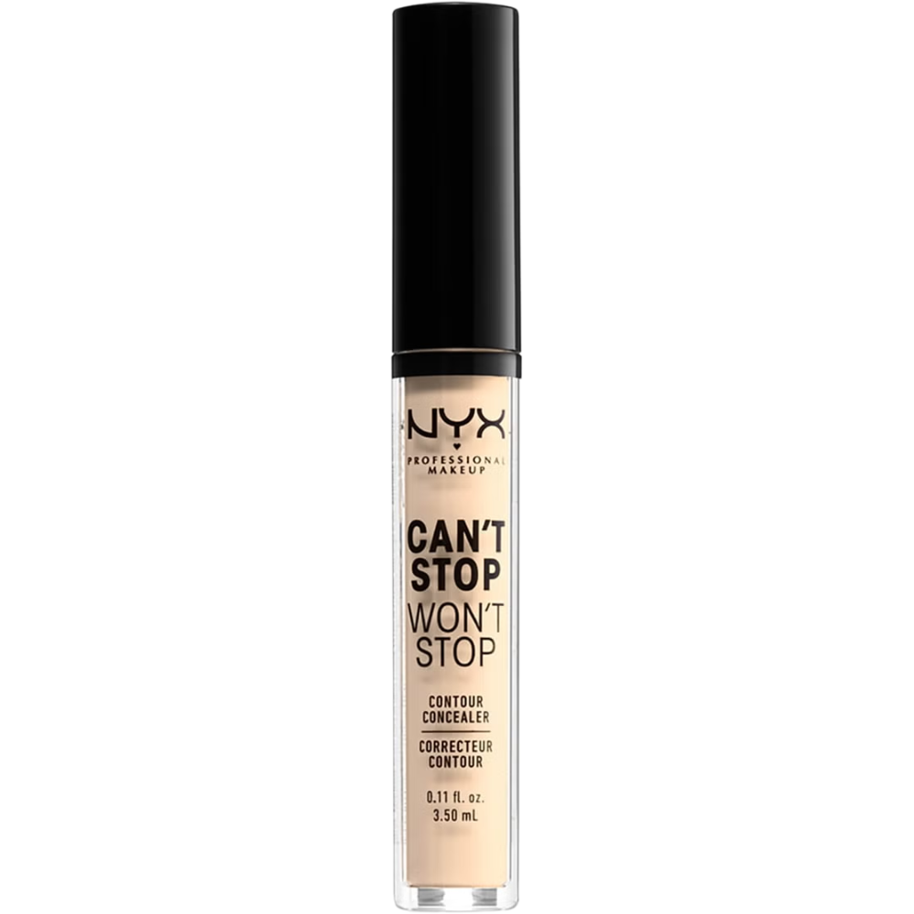 NYX Professional Makeup Can't Stop Won't Stop Contour Concealer Full Coverage 3,5mL 1 Pale