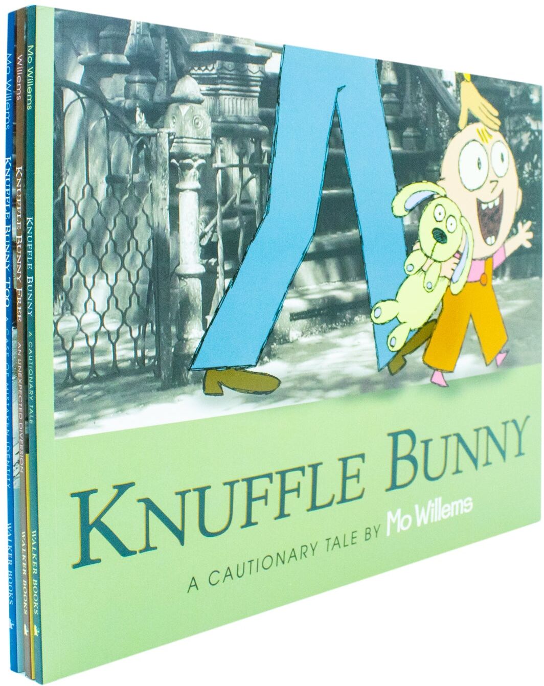 Walker Books Knuffle Bunny Series Collection 3 Books Set by Mo Willems - Paperback - Ages 4-7 - Caldecott Honor Picture Books - Gift Set