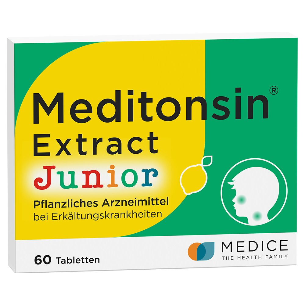Meditonsin Extract Junior pflanzl.Erkältungstabl. 60 St Tabletten