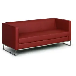 Sofa CUBE, 3 Plätze, rot