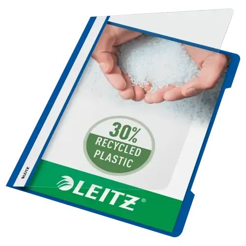 LEITZ 25 Schnellhefter 4191 Kunststoff blau DIN A4