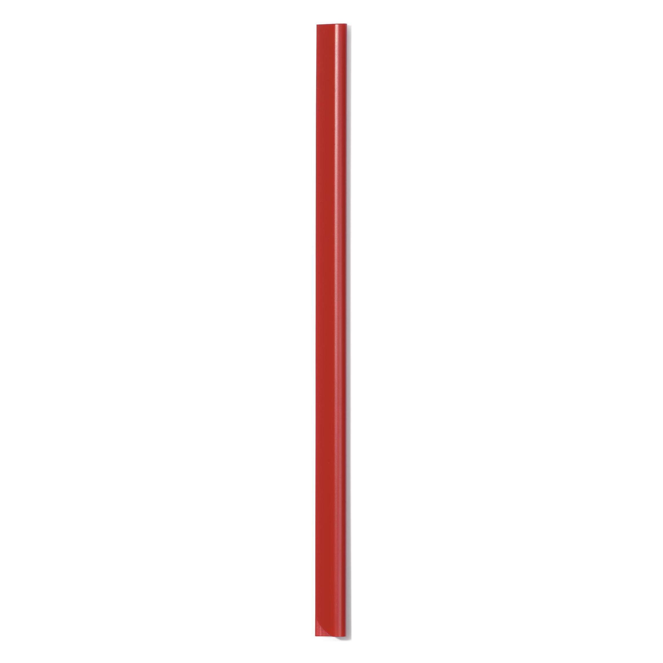 Durable Klemmschiene 6 mm, Rot, 50 Schienen (A4, 50x) (293103)