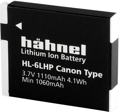 Hähnel Fototechnik HL-6LHP Kamera-Akku ersetzt Original-Akku (Kamera) NB-6L, NB-6LH 3.7V 1110 mAh