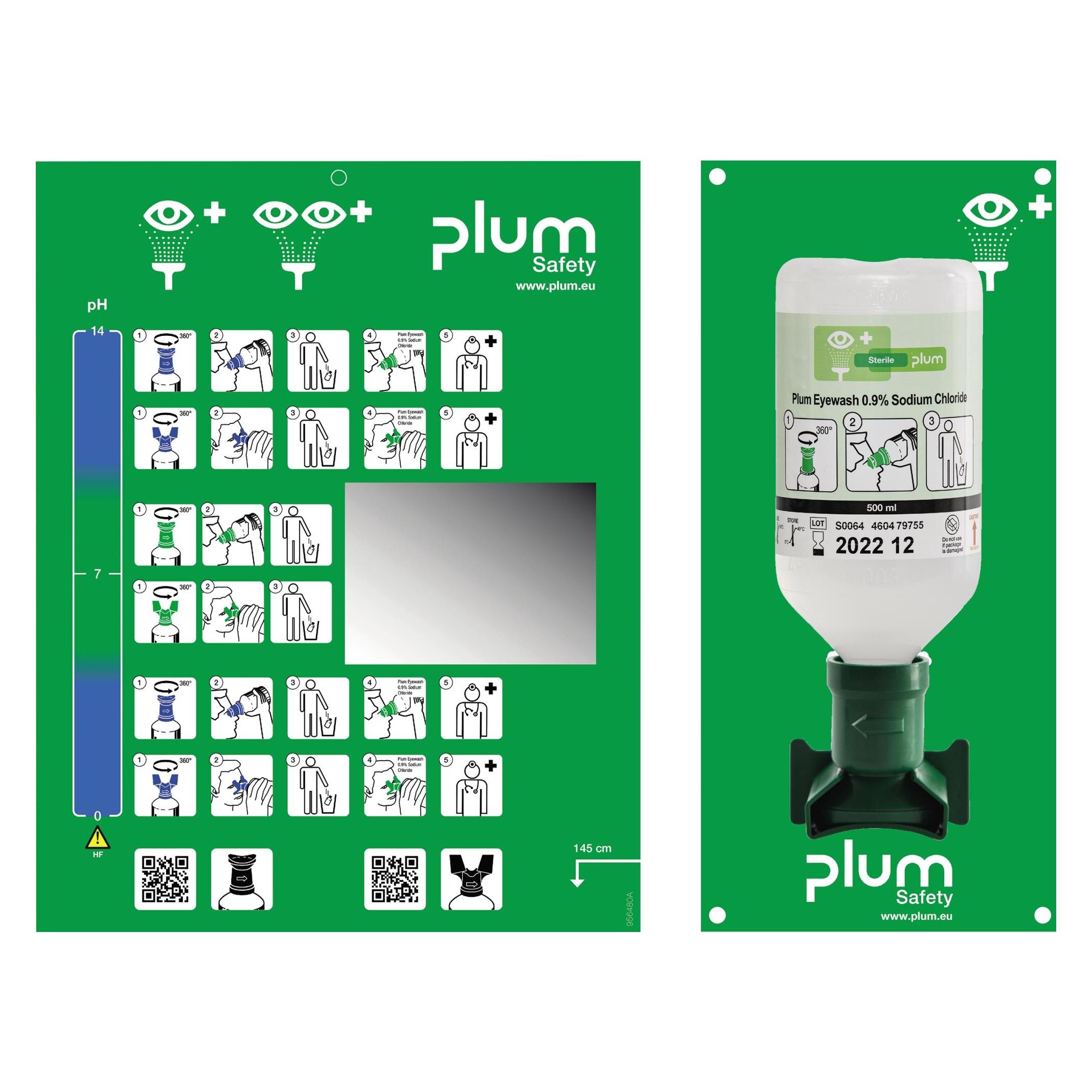 Plum Wandhalterung Augenspülung (Erste Hilfe Set Zubehör) (4611)