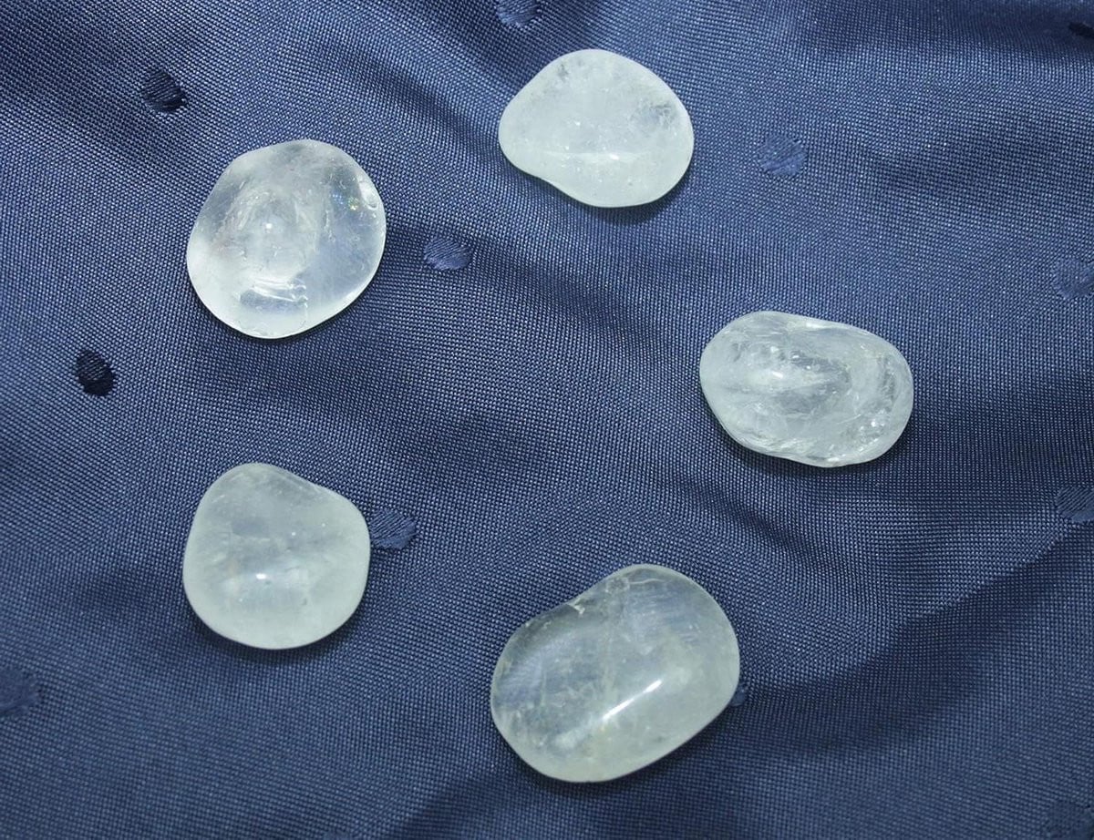 Heldere Kristal Trommelsteen voor Chakra Decoratie en Geluk, 20-30 mm