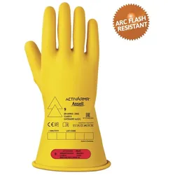 Ansell, Schutzhandschuhe, Elektrikerschutzhandschuh ActivArmrÂ RIG011Y Gr.8 gelb (8)