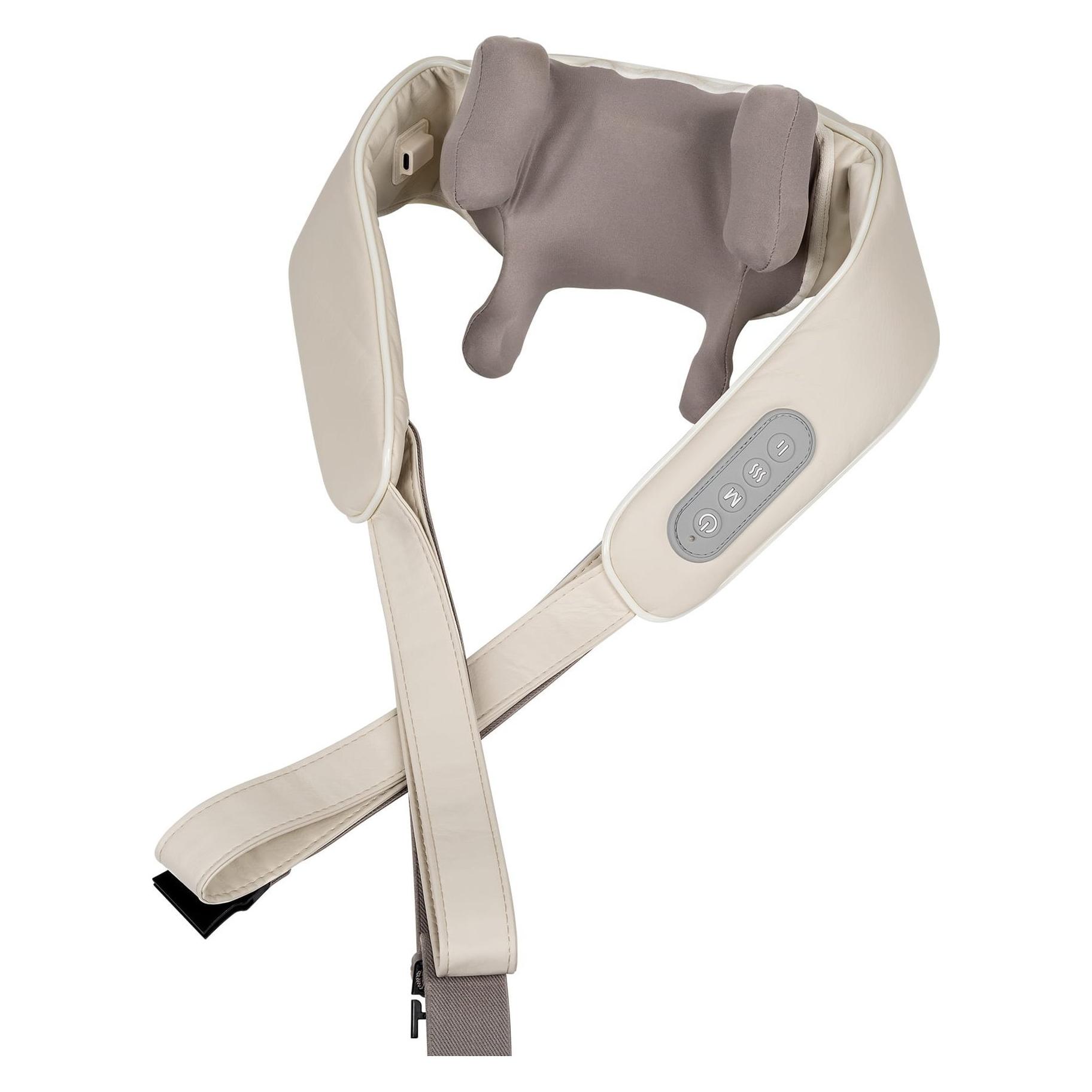 Rebel Nacken- und Rückenmassagegerät Kneter kabellos 3D Heizfunktion ACTIVE (RBA-6005)