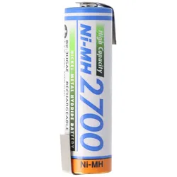 Xcell Mignon AA NiMH Akku BK-3HGAE mit Lötfahne in Z-Form