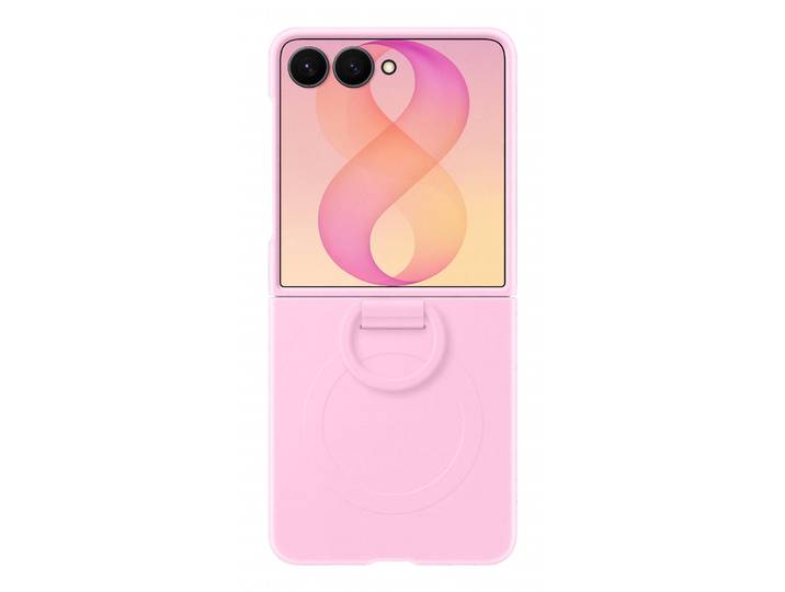 Samsung B8 Silicone Ring Magnet Violet Coque De Protection Pour Téléphones Portables Rose