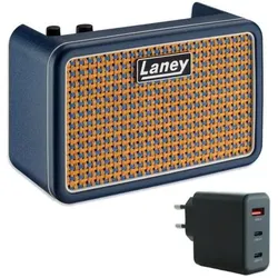 Laney Verstärker Prism Mini Gitarrenverstärker Blau mit Netzteil (Gitarre, 6 W), Instrumentenverstärker, Blau