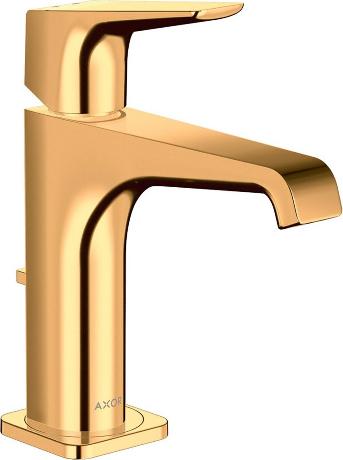 hansgrohe Waschtisch-Einhebelmischer 130 Axor Citterio E A 143mm, m HG ZugstAblGar, pol. gol opt