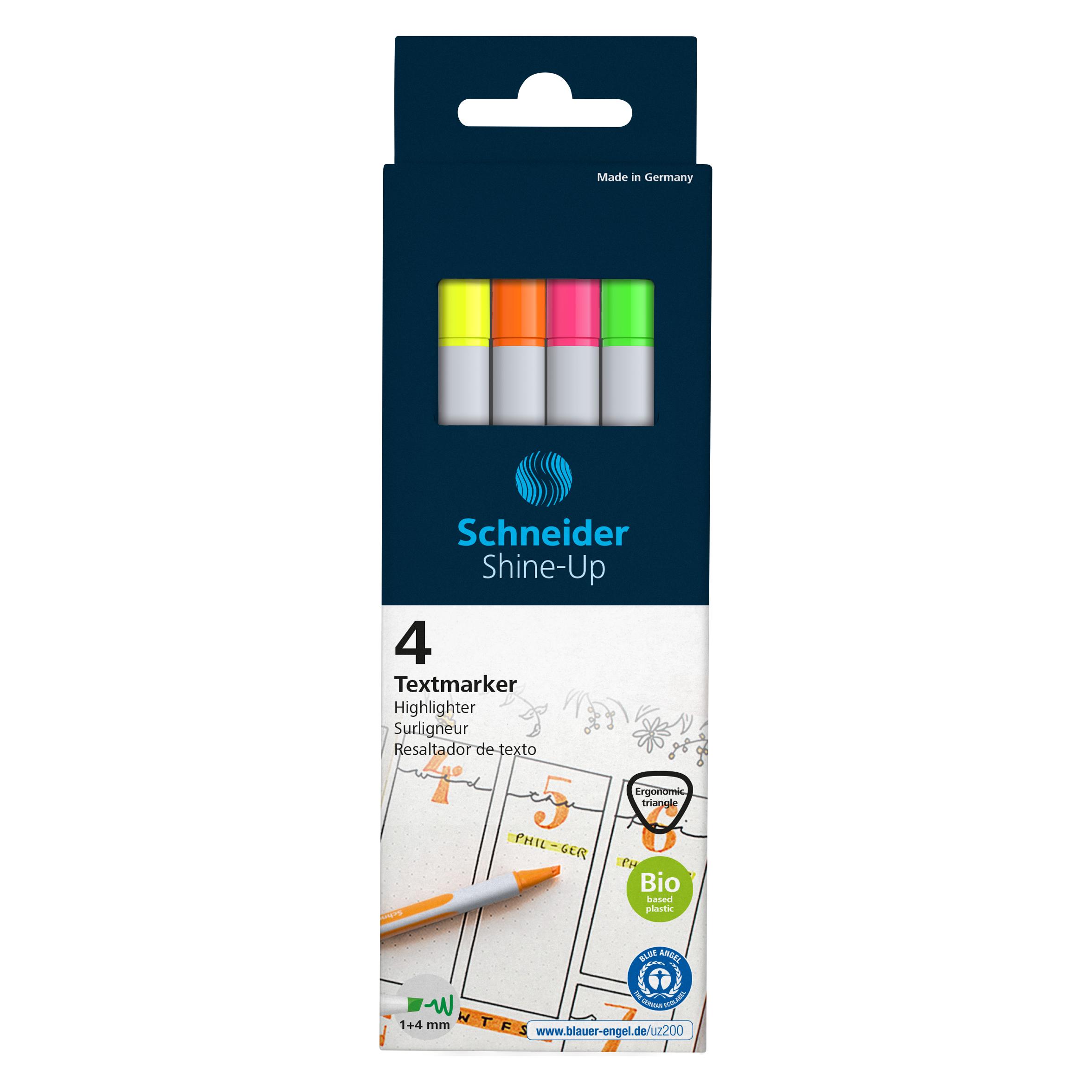 Schneider Textmarker Shine-Up (4x) (112094)