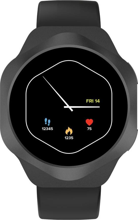 Canyon Smartwatch Hexagon 88 Bluetooth zwart