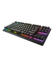 Dell Alienware AW420K Tastatur Ohne Zehnertastatur hintergrundbeleuchtet USB Tastenschalter: CHERRY MX Red Dark Side of the Moon retail Box (AW420K-B-WW)