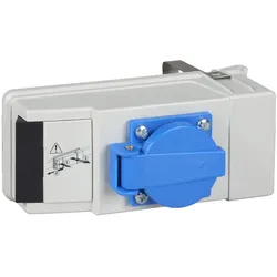 Schneider Electric KBC16DCP1 KBC Abgangsadapter, 16A, m. Sicher., var. Ph.-abgr., Schuko NF, L+N+PE