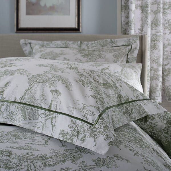 The Lyndon Company 2026 Toile Oxford Pillowcases Pair Sage