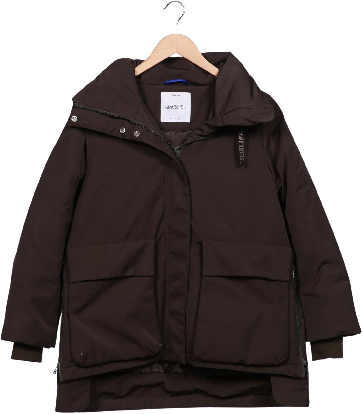 Embassy of Bricks and Locks Damen Jacke, Braun, Gr. XS, Synthetik - Second Hand