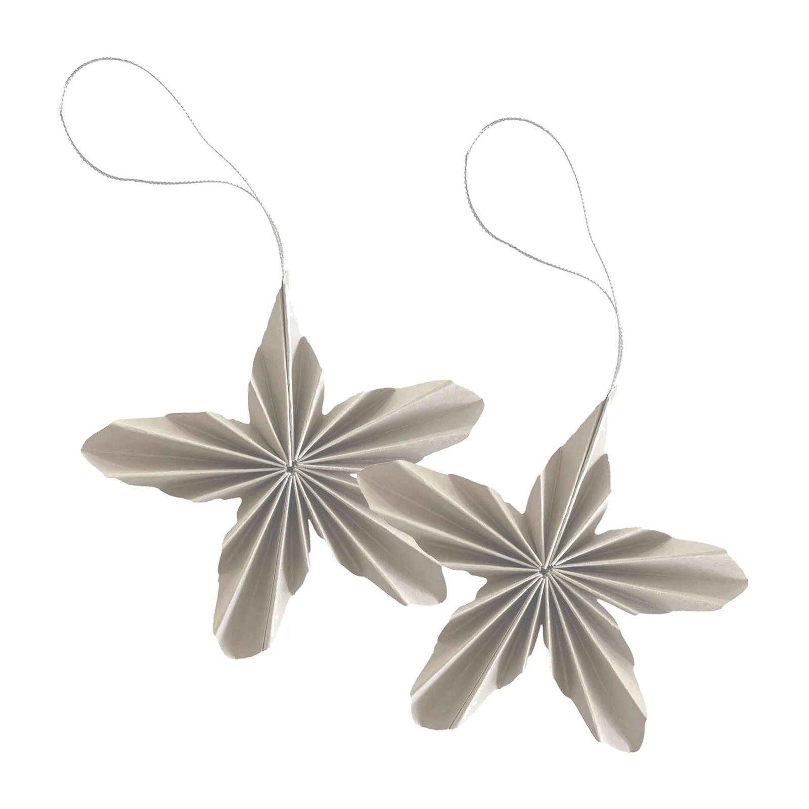 Cooee Design Kersthanger Paper Stars Natural