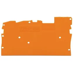 Wago 2022-1392 Abschluss- und Zwischenplatte,1 mm dick,orange 20221392  - 25 Stück