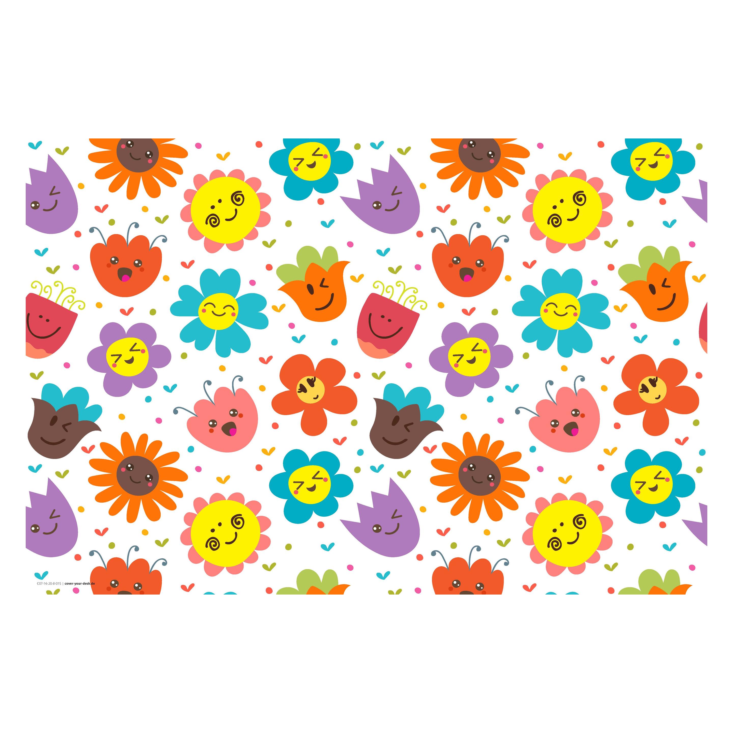 CoverYourDesk Schreibtischunterlage Niedliche Blümchen (21557371)