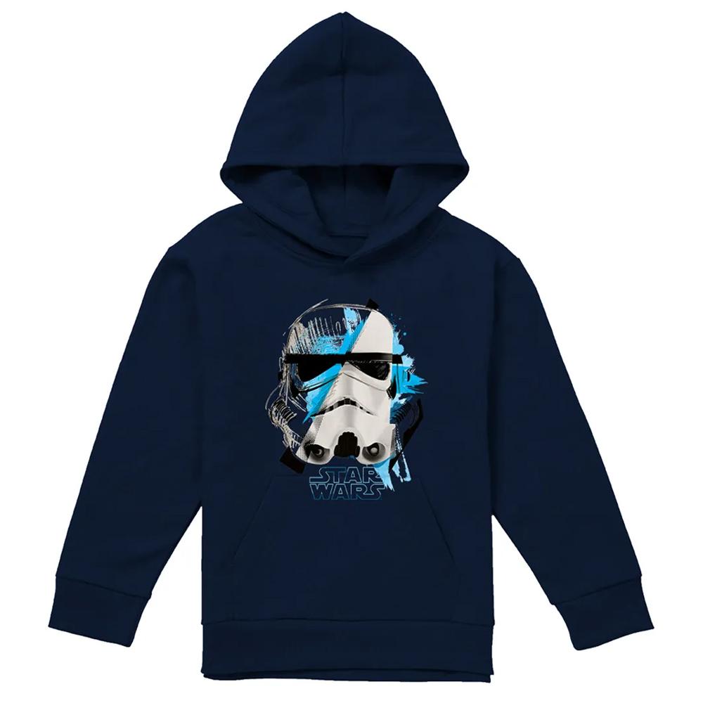 Star Wars Kinderen/Kinderen Stormtrooper Cuts Hoodie (Marine)