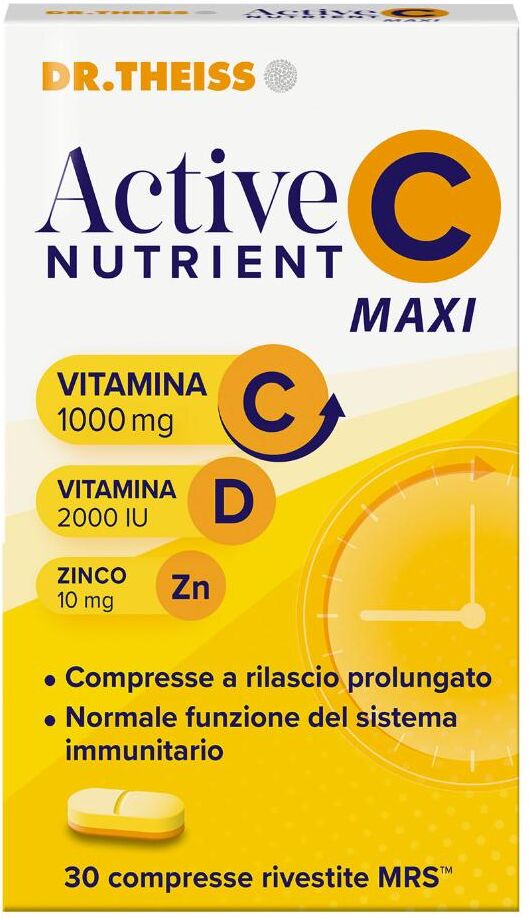 NATURWAREN ITALIA Srl Dr. Theiss Active Nutrient C Maxi, 30 Compresse