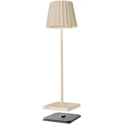 Sompex LED-Außentischleuchte Troll 2.0 Aluminium Beige Sand