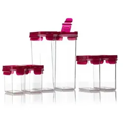 LocknLock 6 Vorratsdosen Tritan™ mit Schüttfunktion 180ml-600ml