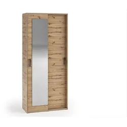GARDEROBENSCHRANK BENVENO 90/21040 Modern Garderobenschrank Eiche Artisan