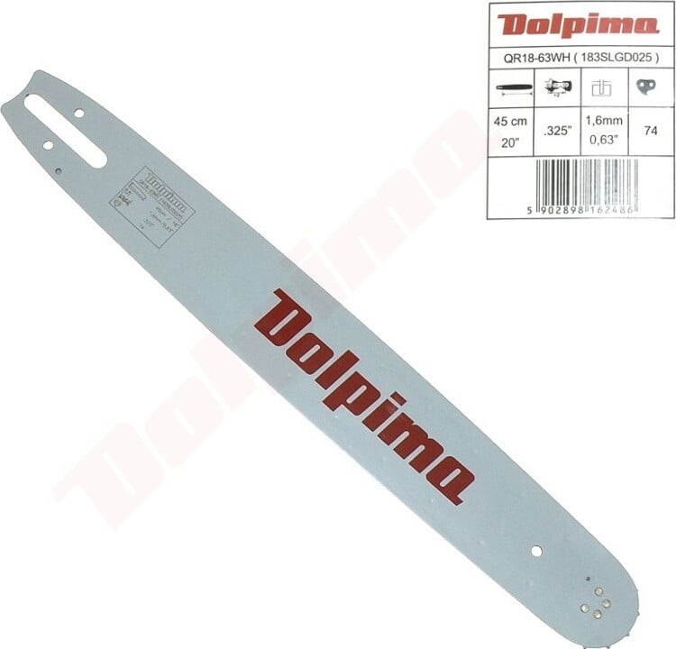 MAGIQ Parts 12-delige geleiderail DOLPIMA 325'' 1.6mm 45cm voor STIHL