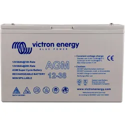 Victron AGM 12V 38Ah Super Cycle Batterie C20 - 0% MwSt. (gemäß§12 Abs.3 UstG**)