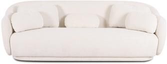 TOV Furniture Misty Textured Knubby Fabric Sofa