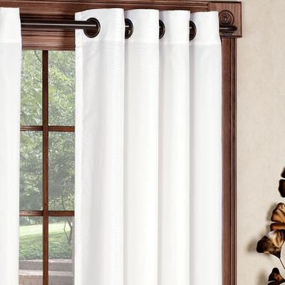 Commonwealth Home Fashion, Inc Rhapsody Thermavoile Wide Grommet Panel, 104 x 95, White