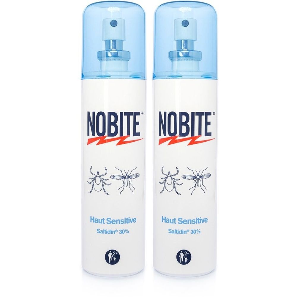 Nobite Haut Sensitive Sprühflasche x2 2x100 ml