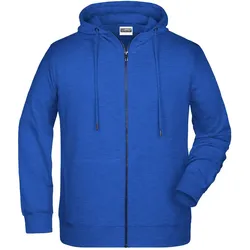 Zip Hoody mit Kapuze "8026" - M - ink-melange