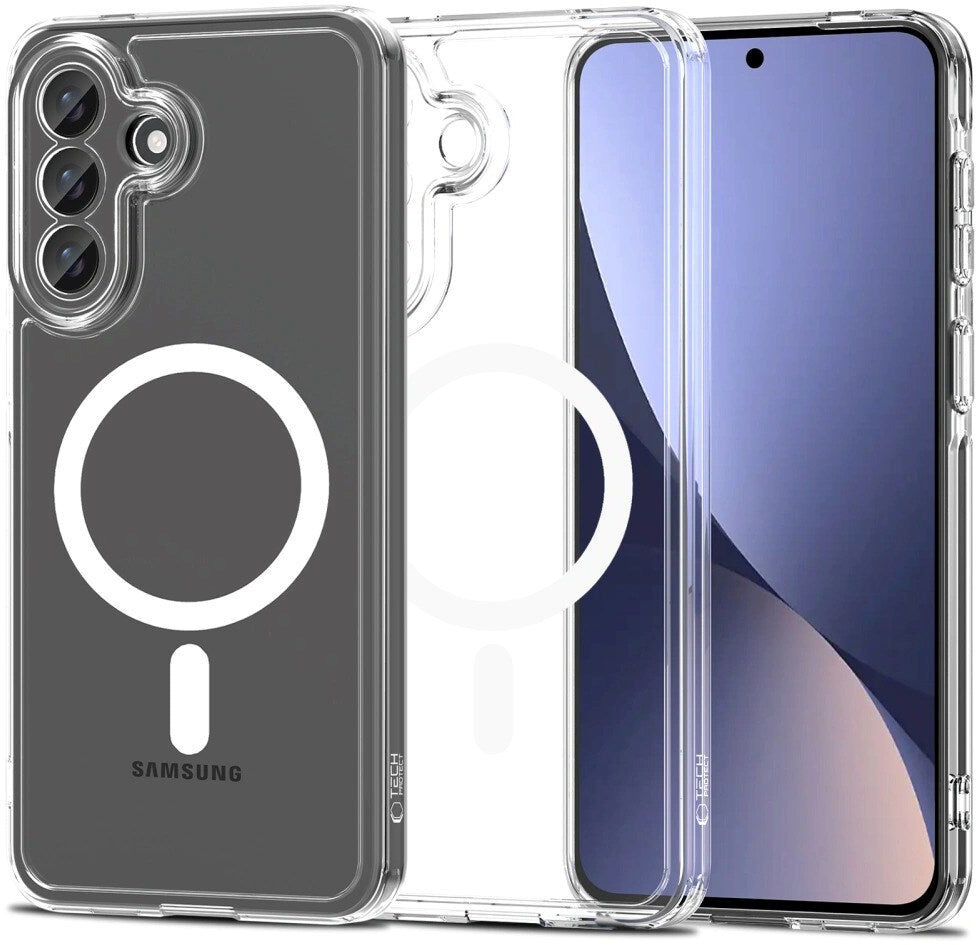Samsung Galaxy A57 Tech-Protect Flexair Hybrid Bagside Cover - MagSafe Kompatibel - Gennemsigtig