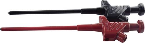 Hirschmann Test & Measurement Kleps 30 Set Fein-Abgreifklemme Steckanschluss 4mm Ohne Messkategorie Schwarz, Rot