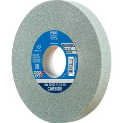 PFERD TOOLS Schleifbockscheibe Ø 200x25mm Bohrung-Ø 51mm SiC60 für harte Materialien - 39010135