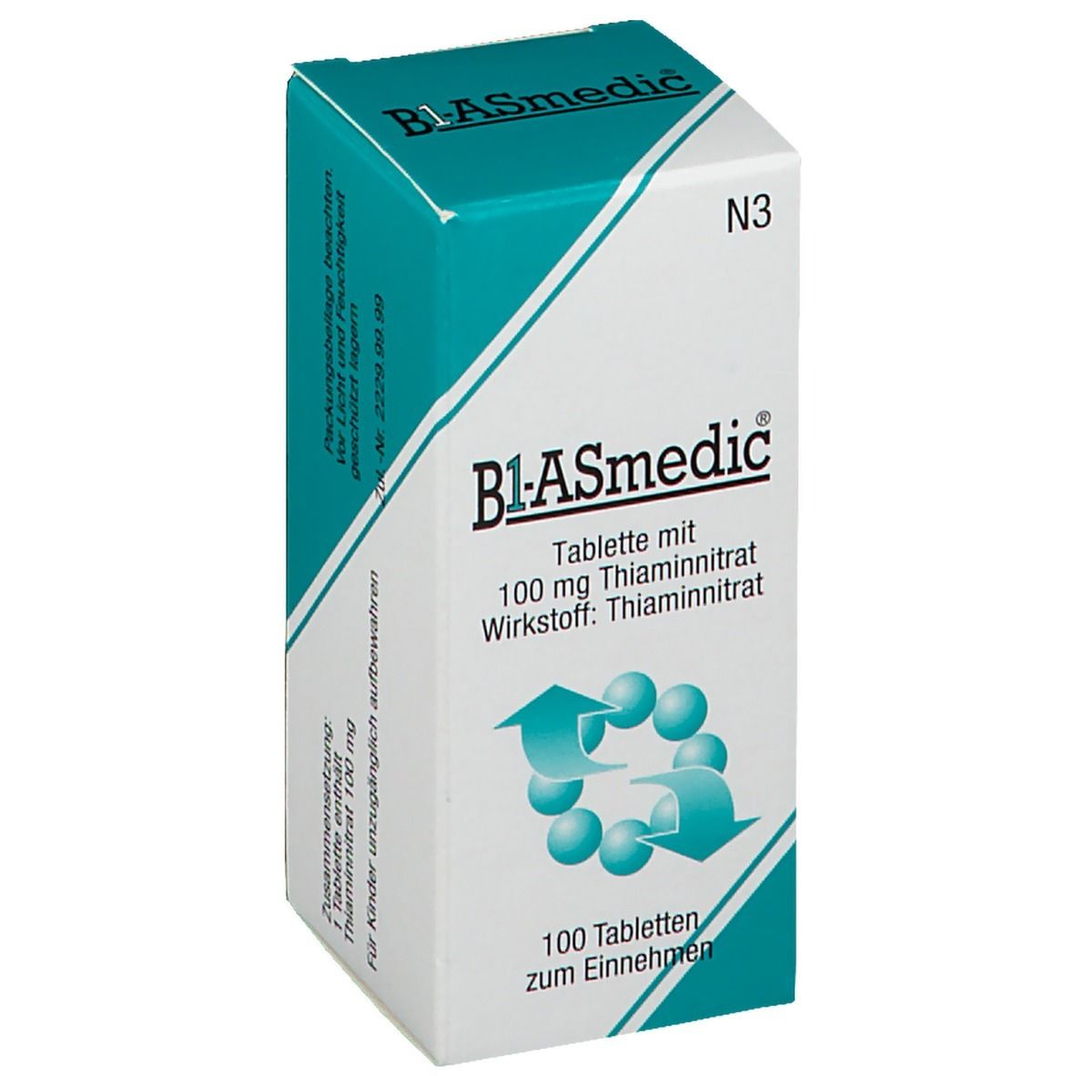 B1 Asmedic Tabletten 100 St