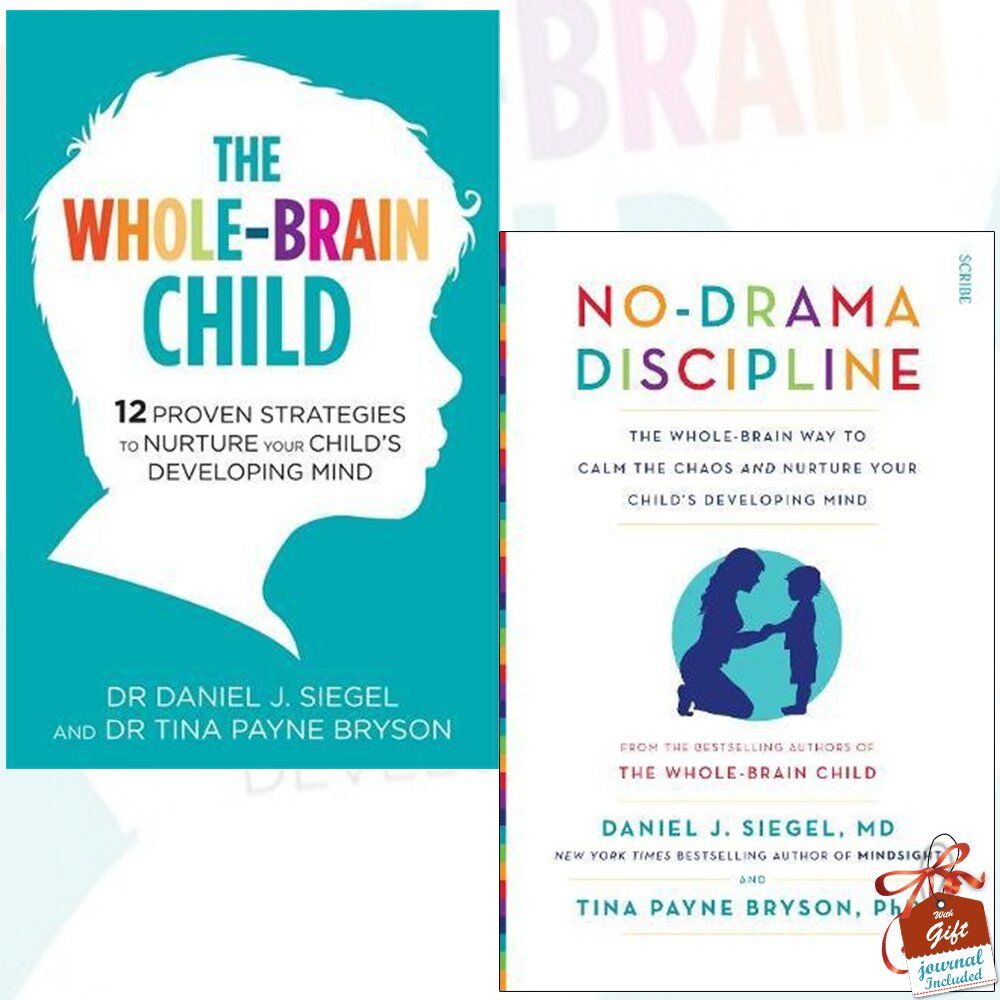 Robinson Whole-Brain Child, No-Drama Discipline 2 Books Collection Set Mindful Parenting