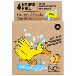 Kids 2in1 Festes Shampoo & Dusche - Ente Mango 60g