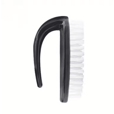 Inspire Picks Soft Bristle Nail Dust Brush For Easy Manicure Cleaning black 1pc
