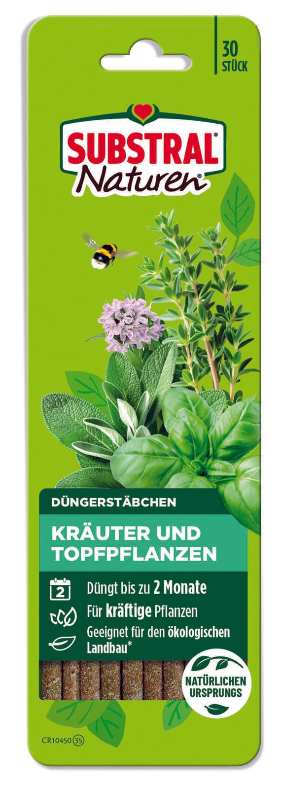 SUBSTRAL® Naturen® Düngerstäbchen Kräuter und Topfpflanzen 88720