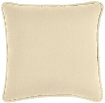 "Corded Pillow - 16"" x 16"" Canvas Sand - Ballard Designs"