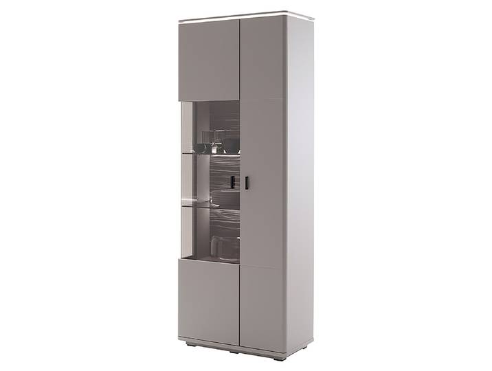 Buffet lumineux 75 x 201 x 38cm Gris
