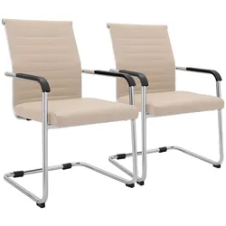 2er Set Besucherstuhl Hakon