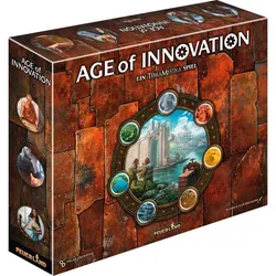 Feuerland FEU31024 - Age of Innovation, Brettspiel, für 1-5 Spieler, ab 14 Jahren (DE-Ausgabe) (Deutsch, 1 - 5 Spieler)