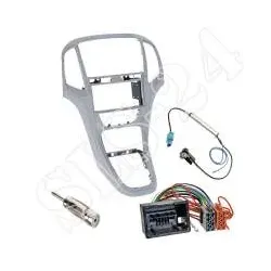 Opel Astra J ab 2009 - Autoradio Einbauset Doppel-DIN Radioblende+Adapterkabe...