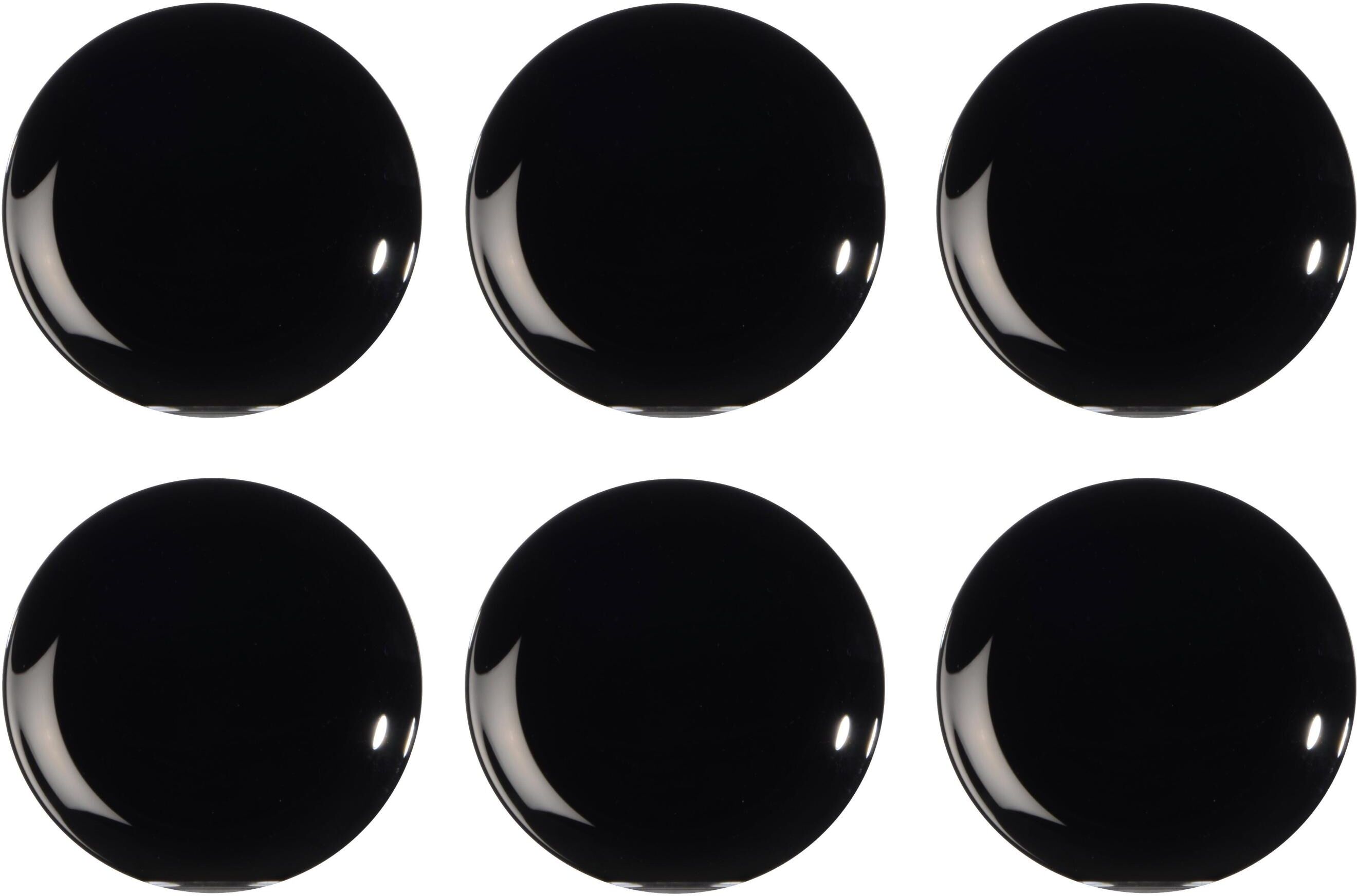 Speiseteller "Arcoroc Evolution Ø 27 cm 6 Stück, Schwarz", schwarz, Ø:27cm, Glas, Speiseteller, Speiseteller schwarz 27cm