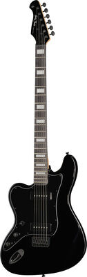 Harley Benton JA-Baritone LH BK noir haute brillance